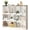 White & 10 Bookshelves, variant on 58" Tall Nightstand with Bookshelf Walnut Night Stand with 2 Storage Drawers for Bedroom, Modern Bedside Table Storage Cabinet Bookcase for Living Room Apartment