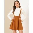 thumbnail image 3 of INSPIRE CHIC Faldas Con Tirantes De Cintura Alta Para Mujer Con Cordones Y Minifalda Con Tirantes marrón XS, 3 of 6