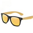thumbnail image 3 of Gafas de sol polarizadas con patas de bambú y personalidad respetuosas con el medio ambiente, hechas a mano, estilo retro, con clavos de arroz, 3 of 3