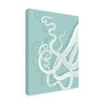 thumbnail image 2 of Trademark Fine Art 'Octopus Tentacles White On Seafoam' Canvas Art by Fab Funky, 2 of 3