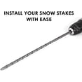 thumbnail image 6 of 100 PCS Blue Inch Driveway Markers 5/16 Inch - with 12" Install Drill Bit,  Stakes,  Plow Markers,  Poles, Rods, 6 of 6