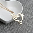 thumbnail image 6 of Jiaroswwei Women's Stylish Simple Hollow Musical Note Heart Pendant Chain Necklace Gift, 6 of 7