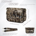 thumbnail image 7 of TSOVTHRID Elephant Floral Print Crossbody Bags for Women PU Leather Cell Phone Purse Cross Body Handbags Shoulder Bag with Adjustable Strap, 7 of 7