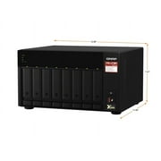 QNAP TS-873A-8G NAS Storage System - AMD Ryzen V1500B Quad-core (4 Core) 2.20 GHz - 8 x HDD Supported - 0 x HDD Installed - 8 x SSD Supported - 0 x SSD Installed - 8 GB RAM DDR4 SDRAM - Serial ATA/600