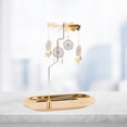 thumbnail image 2 of Xingzhi Gold Candle Holder Rotating Tea Light Holder Candleholder Decor B, 2 of 8