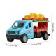 thumbnail image 3 of Coche de juguete inerte para niños, diseño de simulación de camión de hamburguesas y papas fritas con puertas que se abren, neumáticos de goma duraderos, no necesita batería., 3 of 5