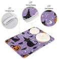 thumbnail image 3 of Yayeee Dish Drying Mat for Kitchen Counter 18"x24" Microfiber Absorbent Pad, Halloween Cats, 3 of 7
