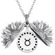 thumbnail image 1 of Fiudx Collar En Girasol, Colgante En Aleación En Símbolo de Calidez, Cadena En Clavícula En Energía Positiva, Regallo para Ella, Joyería para Mujer, Comodidad Sin Plomo, Longitud Ajustable 60 Cm., 1 of 1