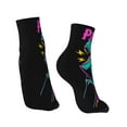 thumbnail image 4 of Bingfone Rex Dinosaur With Sunglasses Design Patterned Men'S Women'S Casual Cotton Socks, 4 of 9
