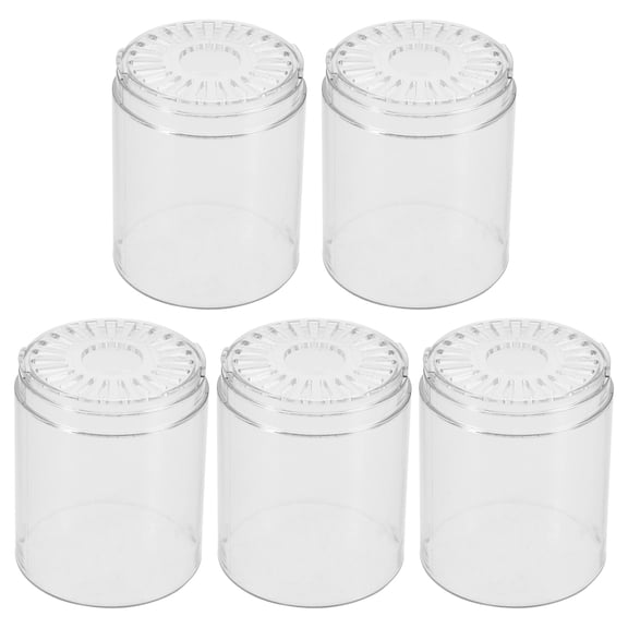 RENACLIPY Aquarium Canister Filter, Transparent Plastic, Spacious Design, Easy Setup, 5 Pieces for Fish Tank