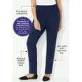 thumbnail image 2 of Catherines Women's Plus Size Petite Everyday Pant, 2 of 3