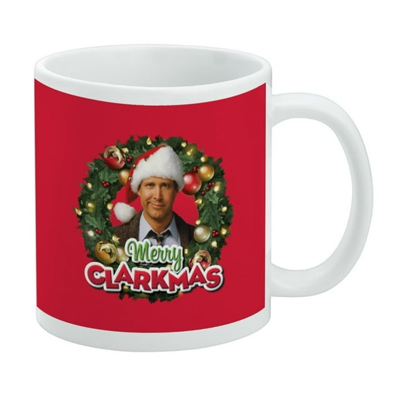 Christmas Vacation Merry Clarkmas White Mug