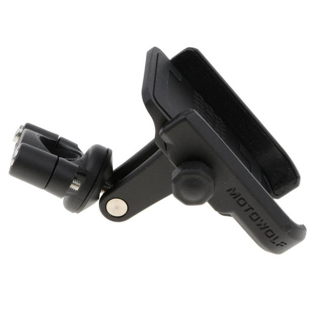 Soporte para teléfono de la motocicleta Soporte para teléfono celular del automóvil negro Fanmusic Soporte para teléfono de la motocicleta