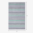 thumbnail image 6 of Mainstays Kids Tufted Blue and Green Stripe Area Rug, 3' x 5', 6 of 6