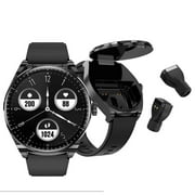 Baeitkot Smart Watch Bluetooth Earbuds 2-in-1 1.53 Round Screen HD Sports Watch Tech Gifts Deals