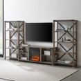thumbnail image 2 of Mur X-Accent en Métal avec Console de Cheminée 60" en Gris, 2 of 5
