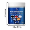 thumbnail image 2 of (black)Rust Converter, Weatherproof Rust Converter Paint for Metal, Metallic Paint e, 2 of 5