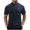 Navy, variant on AHTJRT Mens Casual Button Up Tees Henley TShirts Short Sleeve Everyday Wear TShirts for Men Black 3XL