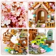 thumbnail image 3 of SKQIT Cherry Blossom Bonsai Tree Building Set, Flowers Tree House Model Sets for Adults, 2200Pcs Micro Bricks Collectible Creative Gifts for Adults, 3 of 13