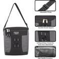 thumbnail image 3 of Fridge Pak 18 Can Soft-Sided Cooler Bag with External Straps, Grey/Black, 3 of 5