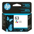 HP 63 Ink Cartridge, Tricolor (F6U61AN)