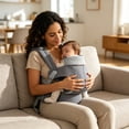 thumbnail image 3 of Embrace Newborn Baby Carrier for Infants 7-35 lbs- Ergonomic 3-Position Infant Carrier with Head and Neck Support, Hip-Healthy Positioning, 3 of 5