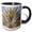 Black/White, variant on 3drose, Tozeur, Tunisia. Palm Trees in a Desert Oasis., 11oz Two-tone Green Mug