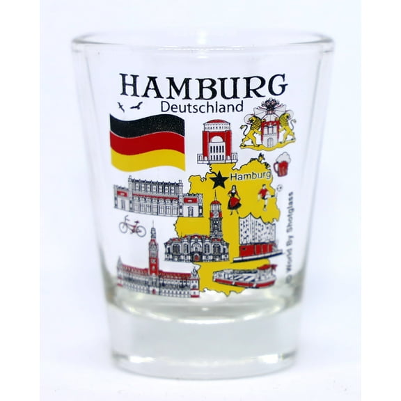 Hamburg Germany Great German Cities Collection Shot Glass…