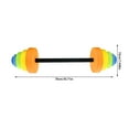 thumbnail image 3 of Water Weights, Aquatic Exercise Dumbbells, Water Dumbbell Pool Resistance Aquatic Fitness Barbells, with EVA Foam Pool Weights Dumbbells for Water Aerobics Weight Loss(Long,1PC), 3 of 5