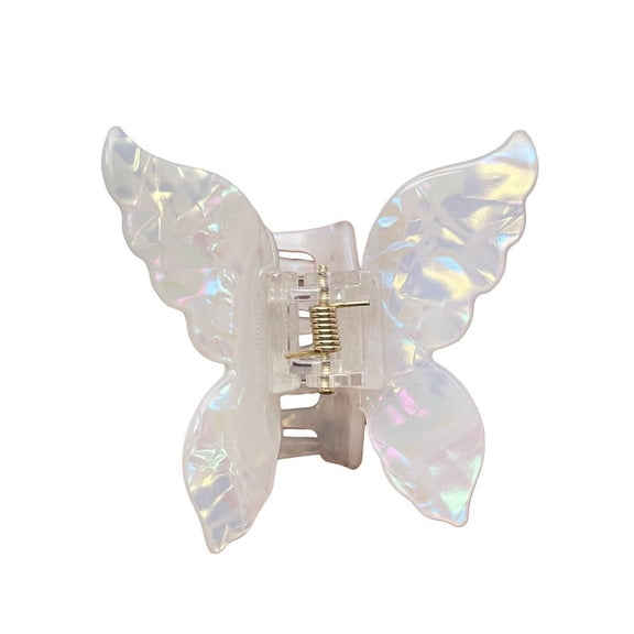 ALOEWXXR Cute Claw Clips, Butterfly Claw Clip for Hair, Lightweight Bright Colors Cute Hair Decoration, Non-Slip Strong Hold Hair Accessories for Party Dating Work Sports Daily Use