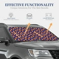 thumbnail image 4 of Easygdp Candy Corn (2) for 2 PCS Foldable Car Sun Shade Front Windshield Sun Protection Cover for Car, SUV, Truck-Large, 4 of 6