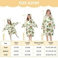 thumbnail image 3 of joogoo Blanket Hoodie for Frogs Mushrooms Oversize Sweatshirt 3-14 YR L, 3 of 7