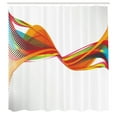thumbnail image 3 of Ambesonne Abstract Shower Curtain, Pixel Details Rainbow, 69"Wx84"L, Multicolor, 3 of 5