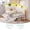 Twin&White, variant on Corner Bed Frame Queen Size with 6 Storage Drawers, Charging Station & RGB Led Lights, Metal Daybed with Upholstered Guardrail and Storage Shelves, Queen Platform Bed Frame for Teens/Adult, Black
