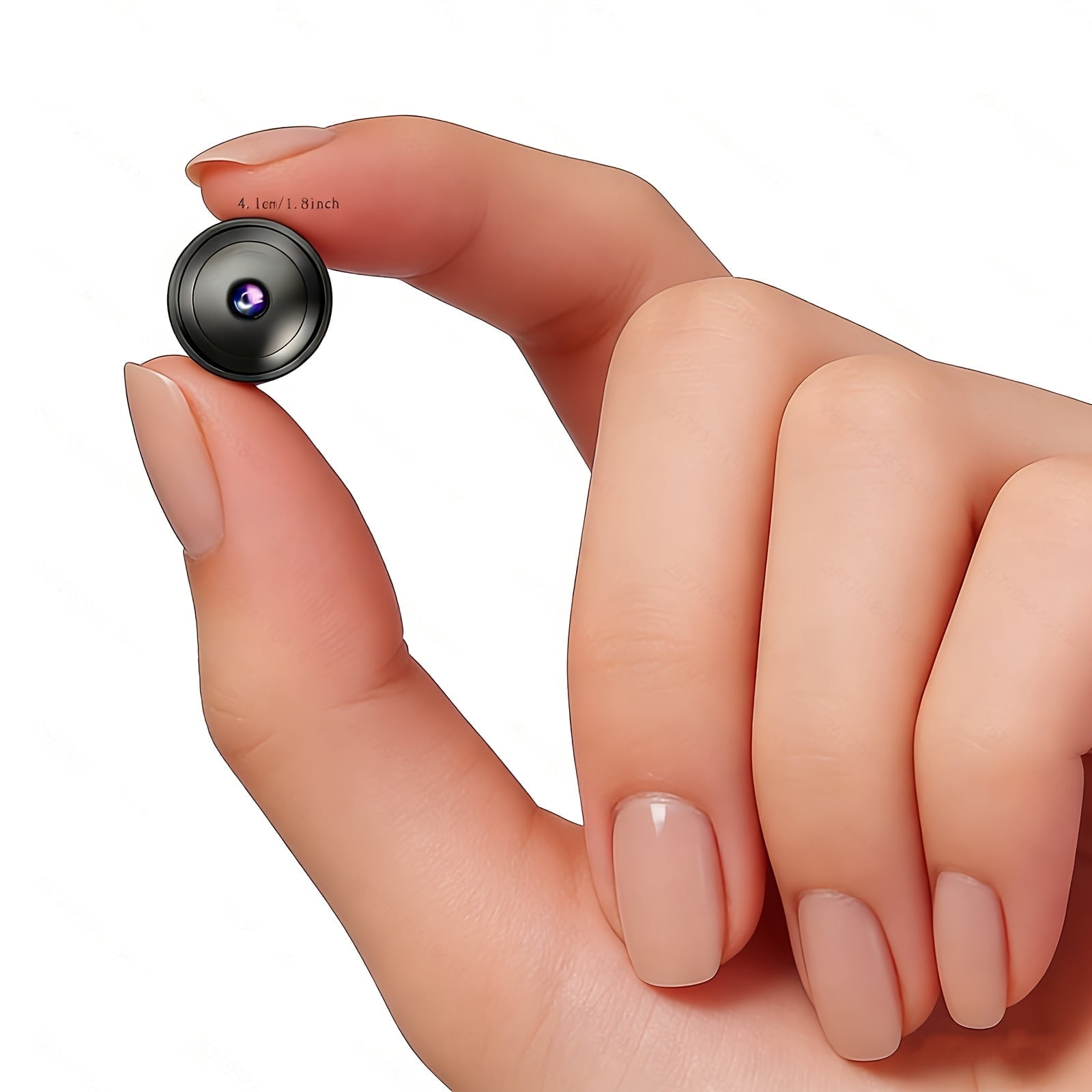 C1 Only 0.9 inch Hidden Camera with Audio/Video Mini Small Spy Cameras Home Indoor Use Cam Night Vision Motion Detection Baby Monitor Wireless Outdoor Nanny WiFi espias ocultas Security Secret