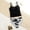 0317c1 Black, variant on Swimsuit with Matching Skirt Girls Bikini Set - One Shoulder Color Block High Waisted Two Piece Swimsuit for 7-16 Year Old Preteens & Teens