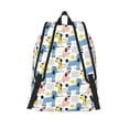 thumbnail image 2 of Lsque Poodle Dog Pattern Canvas Daypack, Durable Backpack, High-quality Versatile Backpack,Vintage Compact Backpack-Small, 2 of 6