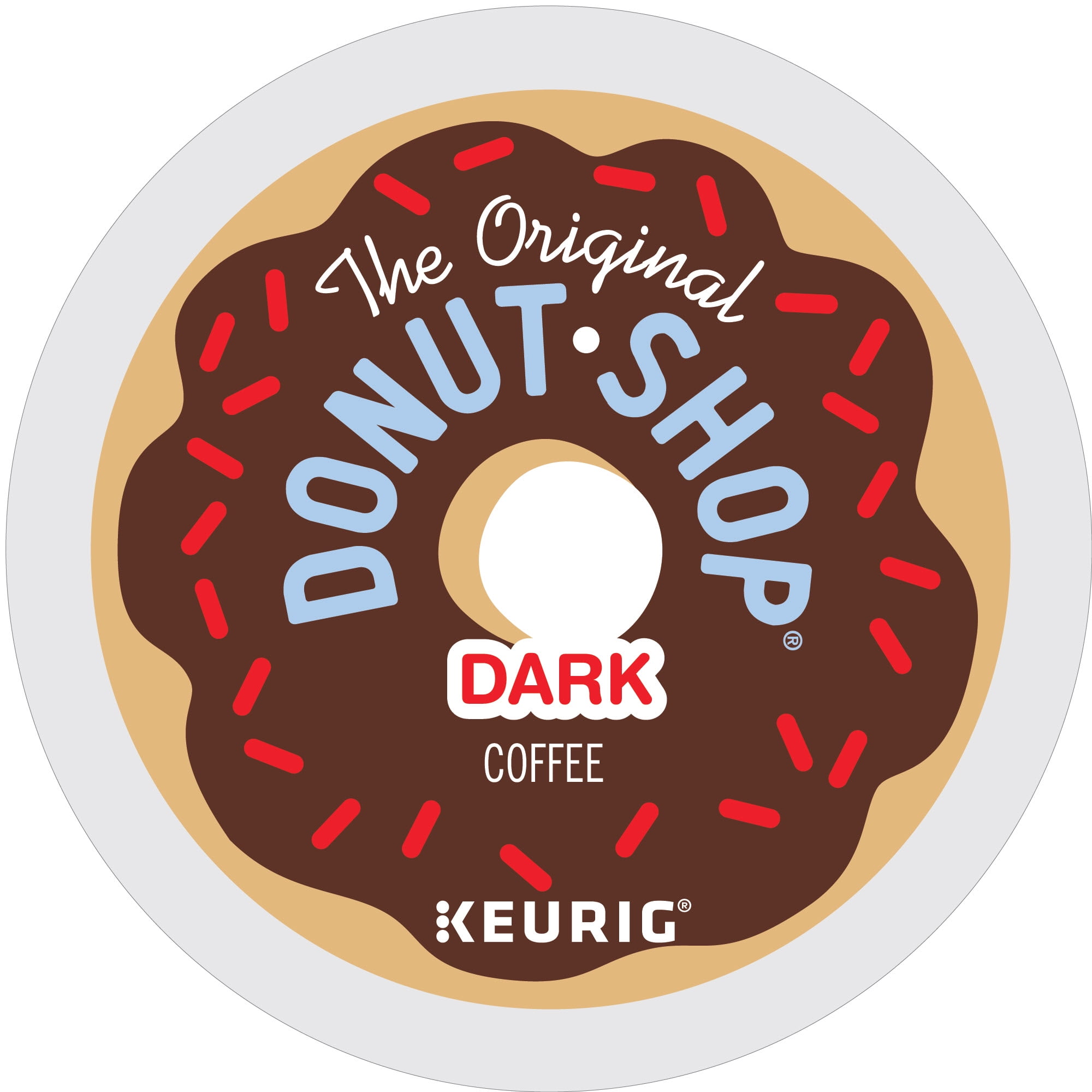 The Original Donut Shop Dark Keurig K-Cup Coffee Pods, Dark Roast, 48ct