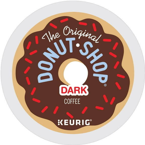 The Original Donut Shop Dark Coffee, Keurig K-Cup Pod, Dark Roast, 48ct