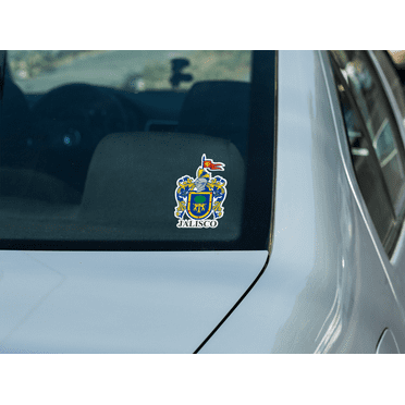 Set Jalisco Mexico Coat of Arms State Emblem Escudo de Armas Decals Stickers Full Color/Weather Proof