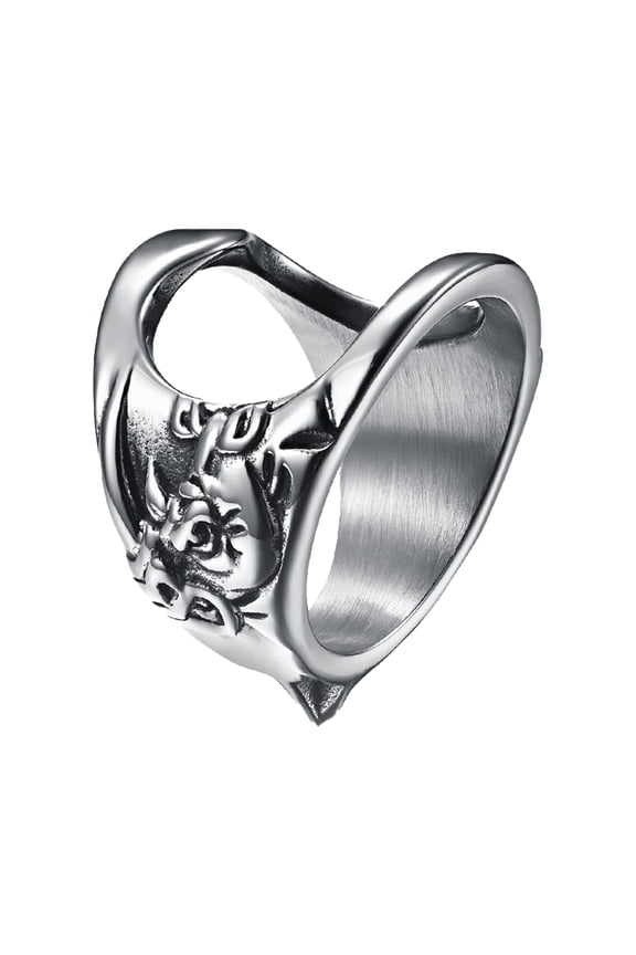 Bottle Opener Ring Sturdy Construction Anti-deform Titanium Steel Exquisite Bottle Opening Ring Party Tools for Home