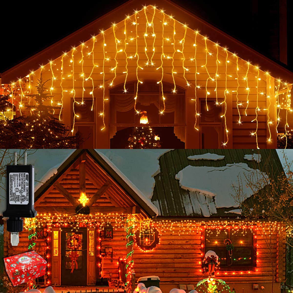 1.5-10M LED FROZEN ICICLE LIGHTS INDOOR OUTDOOR CHRISTMAS GARDEN FAIRY LIGHTS UK 