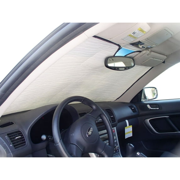 HeatShield, The Original Windshield Sun Shade, Custom-Fit for Subaru Outback Wagon 2005, 2006, 2007, 2008, 2009, Silver Series