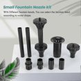 thumbnail image 2 of 9Pcs Small Fountain Nozzle Kit Water Fountain Nozzle Heads Compatible Pond, 2 of 5