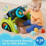Fisher-Price Laugh & Learn Sit & Steer Driver Learning Toy for Infants & Toddlers
