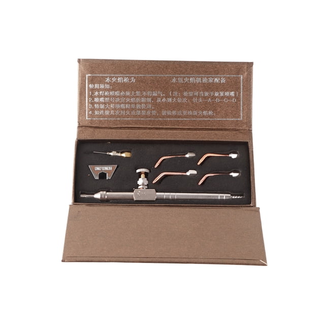 Jewelry Welding Torch, Jewelry Welding Torch Kit Water Oxygen Jewelry Welding Soldering Torch with 4 Tips Jewelry Welding Kit for Jewelry Making Processing