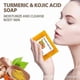 thumbnail image 4 of Turmeric Kojic Acid Soap, Lemon Turmeric Handmade Soap, Turmeric Soap Bar for Face & Body, Suitable for All Skin Types, 4 of 5