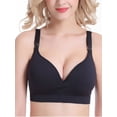 thumbnail image 2 of Fymall Sexy 3/4 Cup Cotton Wire Sleep Nursing Feeding Pregnant Breastfeeding Bra, 2 of 2