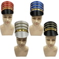 thumbnail image 4 of Guardurnaity Sombrero de banda de música animado, cascanueces, tambor mayor, sombreros de para espectáculos de cosplay, fotografía que mejora el Sombreros azul, 4 of 6