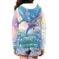 thumbnail image 3 of DISNIMO Dolphin Hoodie Girls Rainbow Hoodies Girls Zipper Hooded Sweatshirt Kids Sweatshirts Zip Up Hoodie Girl 14-16 Hoodie Jacket Teens Jackets Hoodies Children Fall Outfit Big Boys Casual Wear, 3 of 7